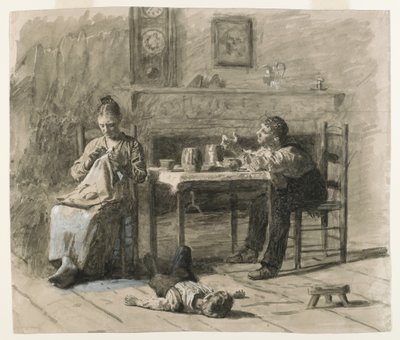 Thars Such A Thing As Calls in This World, illustration for Mr. Neelus Peelers Conditions by Thomas Eakins